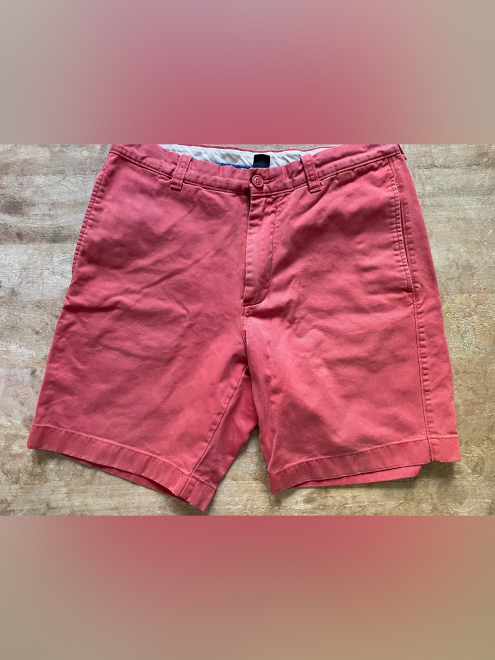 J. Crew Coral Red Men's Cotton Shorts